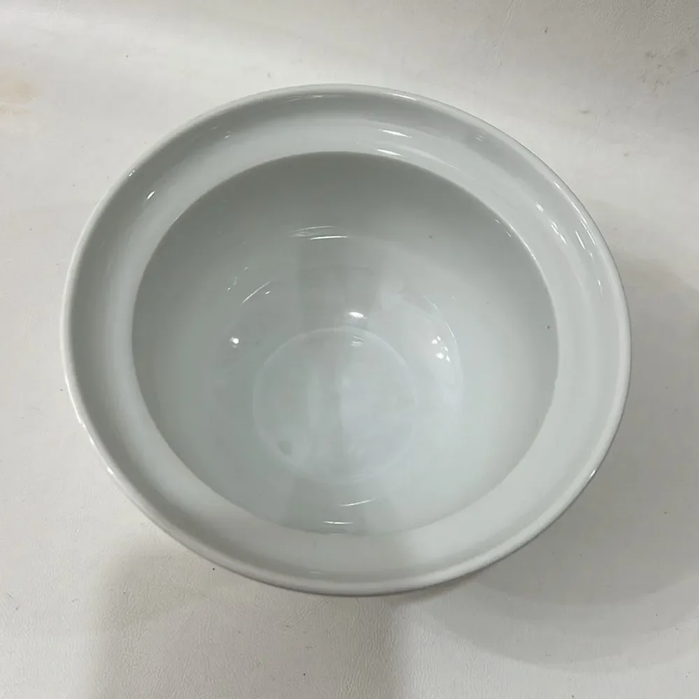 Bellagio Bowl 24 Oz Modern White Serving Bowl 3 1/4 Inches Tall 6 1/4 In Round